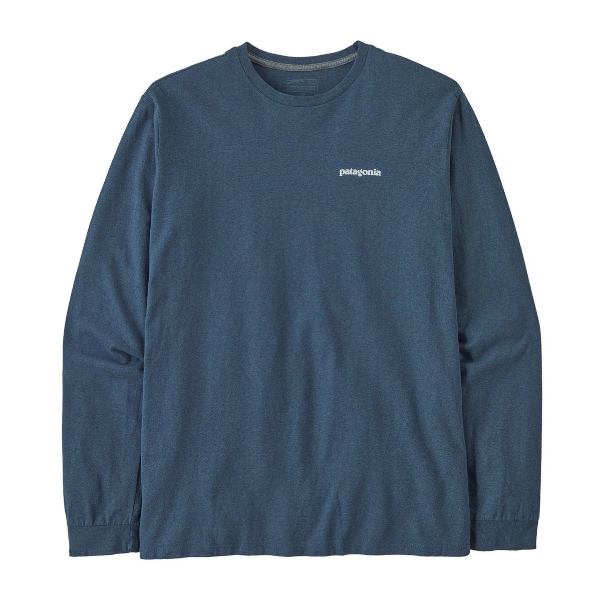 Patagonia Men's Long-Sleeved P6 Logo Responsibilitee - Blue | George Fisher