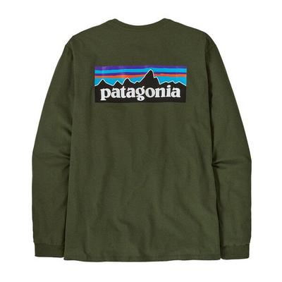 Patagonia Men's Long-Sleeved P6 Logo Responsibilitee - Green