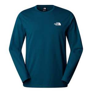 Men's Long-Sleeve Simple Dome T-Shirt - Navy