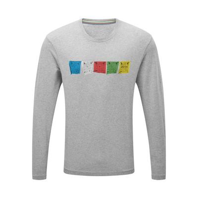 Sherpa Adventure Men's Tarcho Long Sleeve T-Shirt - Grey