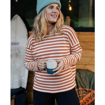 Passenger Women's Panorama Striped Long Sleeve T-Shirt - Glazed Ginger