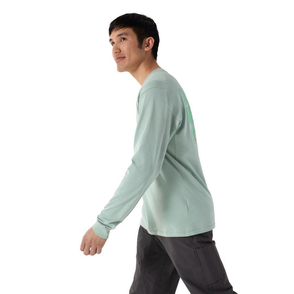 Arc'teryx Men's Kragg SL Cotton Long-Sleeve T-Shirt - Stone Green / Phosphorescent