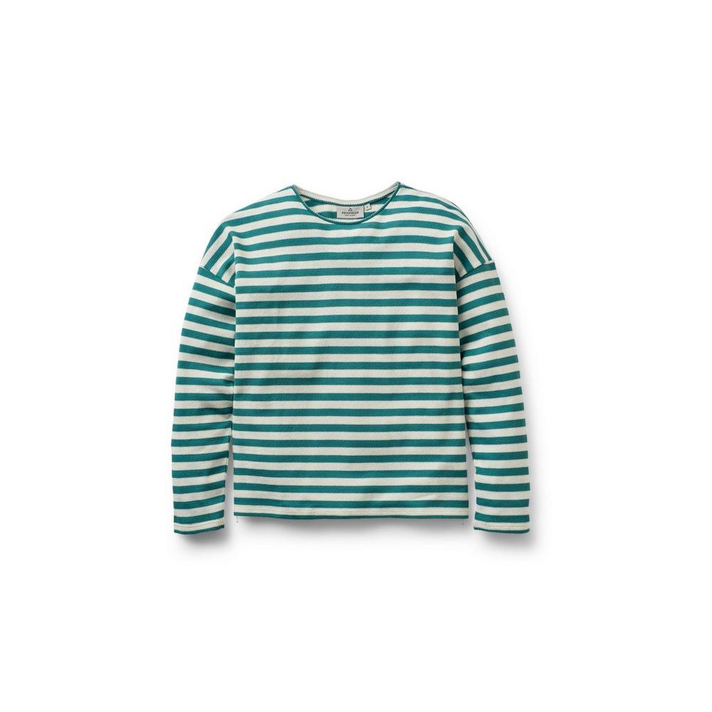 Passenger Women's Panorama Striped Long-Sleeve T-Shirt - Blue / White