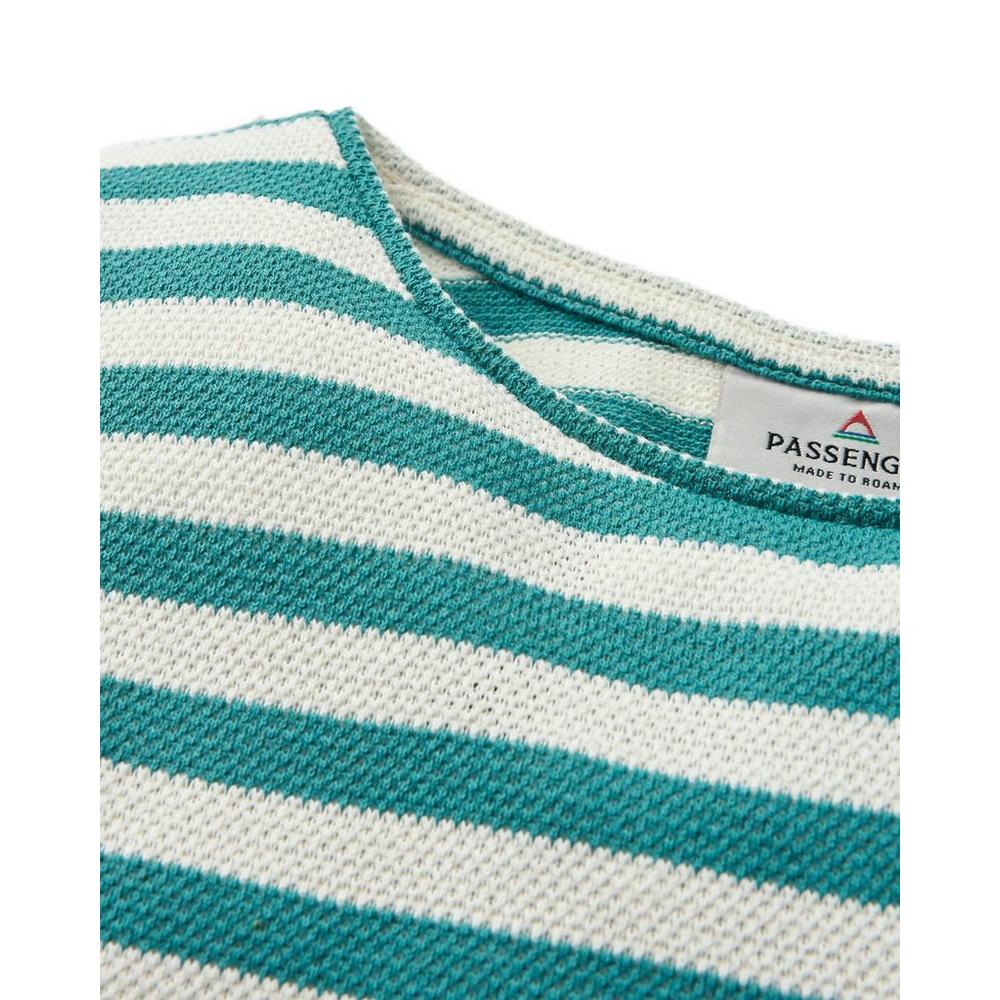 Passenger Women's Panorama Striped Long-Sleeve T-Shirt - Blue / White
