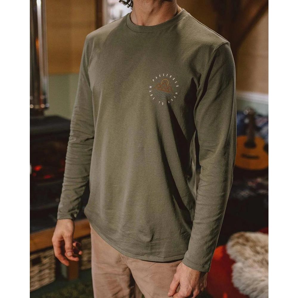 Passenger Men's Escapism Long-Sleeve T-Shirt - Green