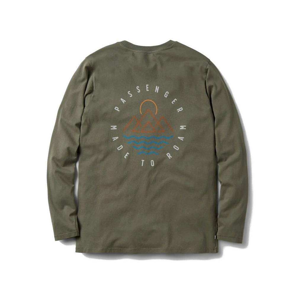 Passenger Men's Escapism Long-Sleeve T-Shirt - Green
