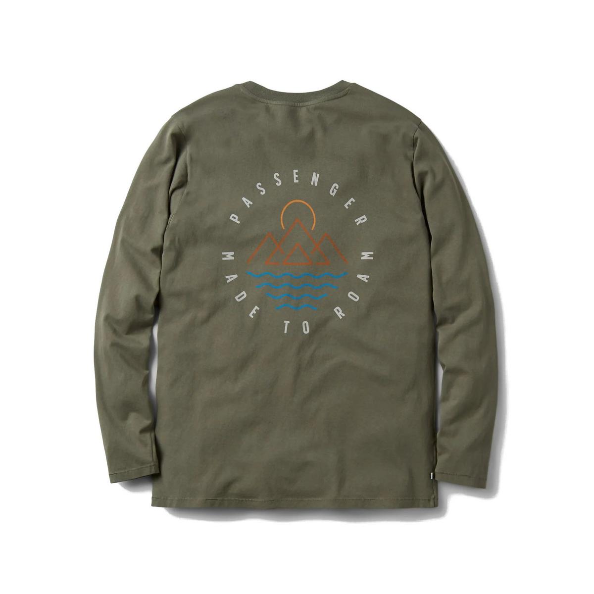 Passenger Men's Escapism Long-Sleeve T-Shirt - Green