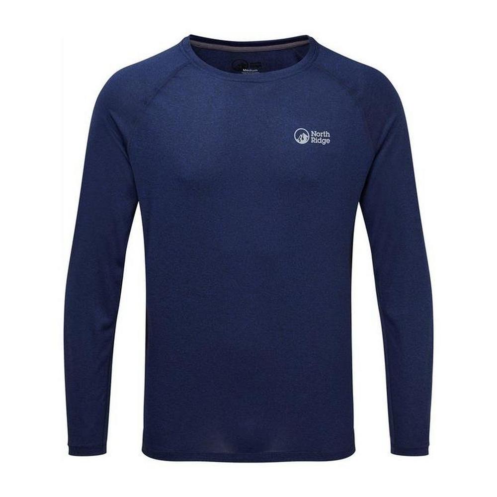 North Ridge Men's Resistance LS Baselayer - Blue