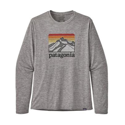 Patagonia Men's Long-Sleeved Cool Daily Graphic Tee - Grey