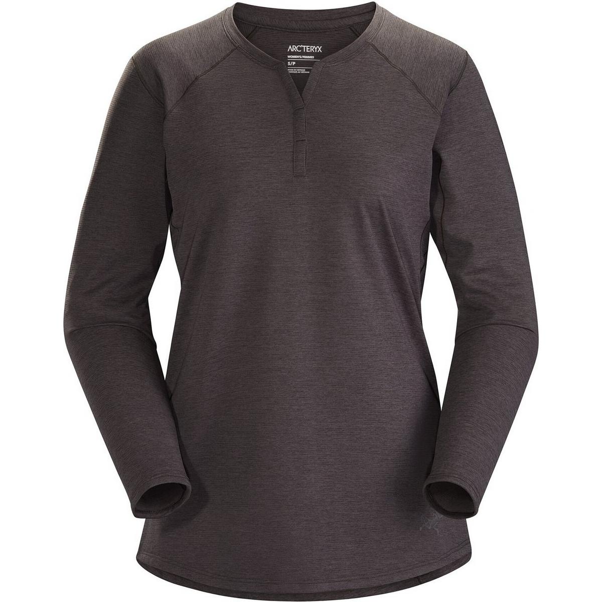 Arcteryx Women's Kadem Henley Top LS - Black