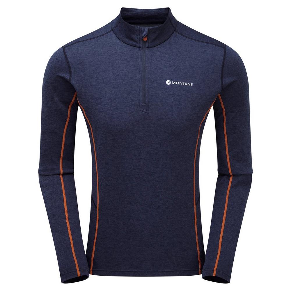 Montane Men's Dart Zip Neck - Antarctic Blue