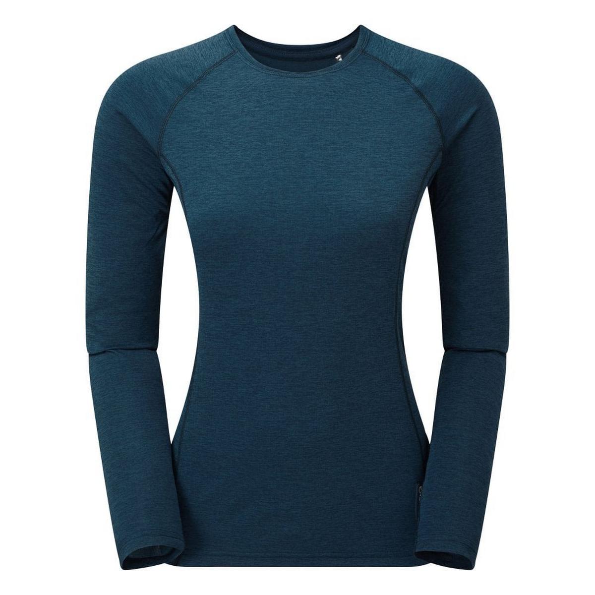 Montane Women's Long Sleeved Dart T-Shirt - Narwhal Blue