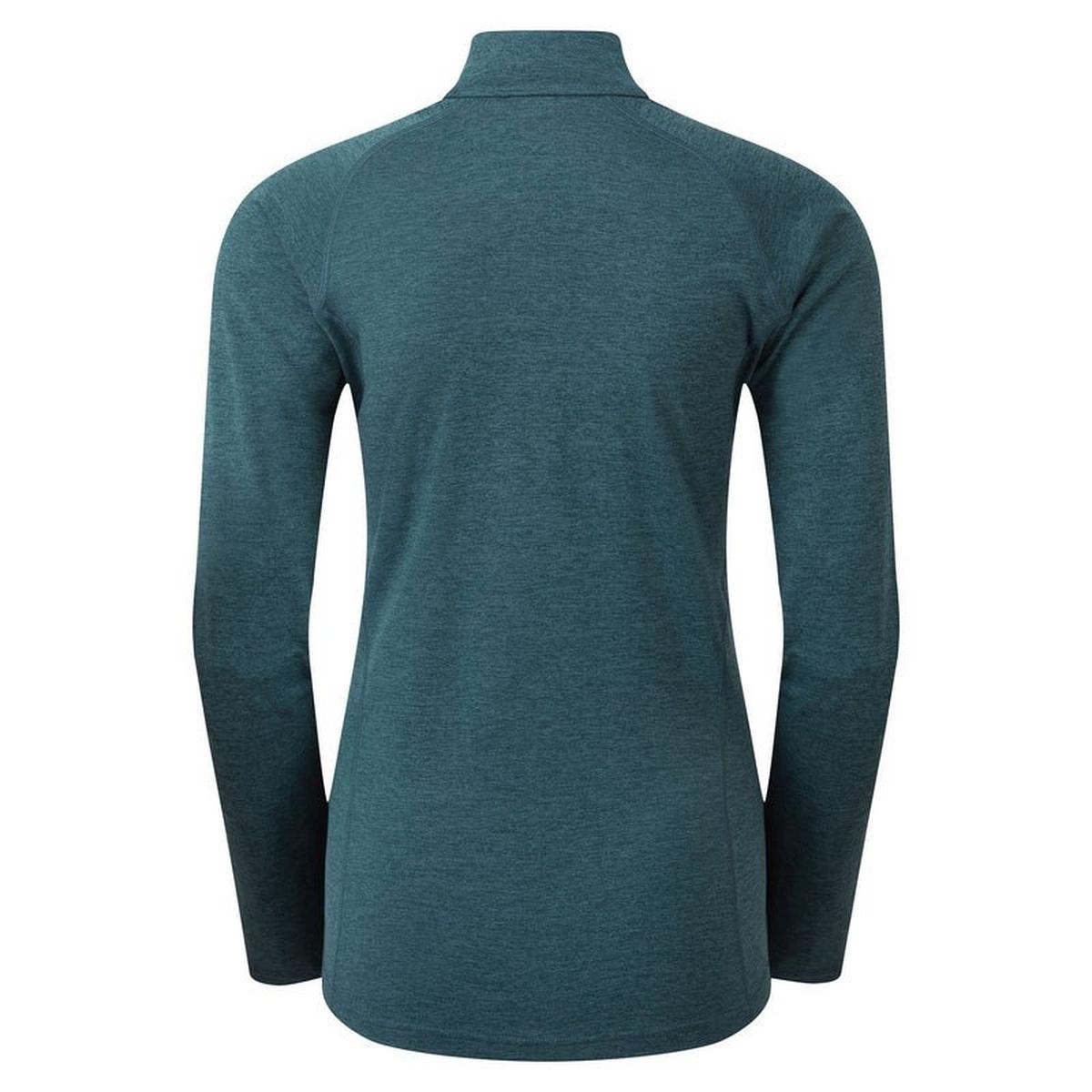 Montane Women's Dart Zip Neck T-Shirt - Orion Blue