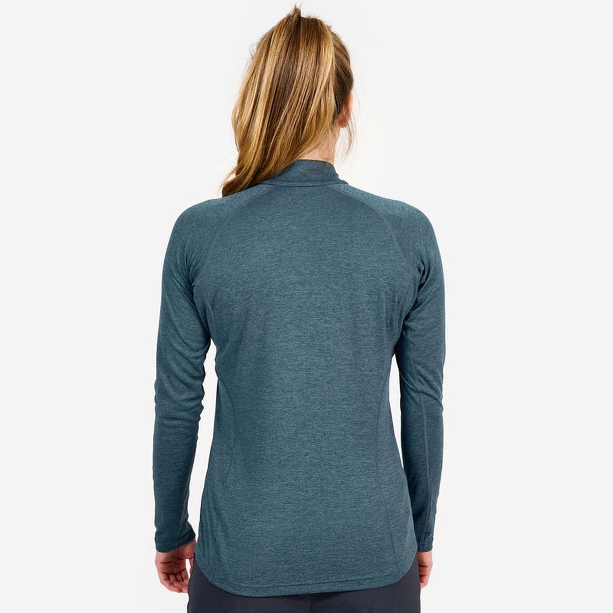 Montane Women's Dart Zip Neck T-Shirt - Orion Blue