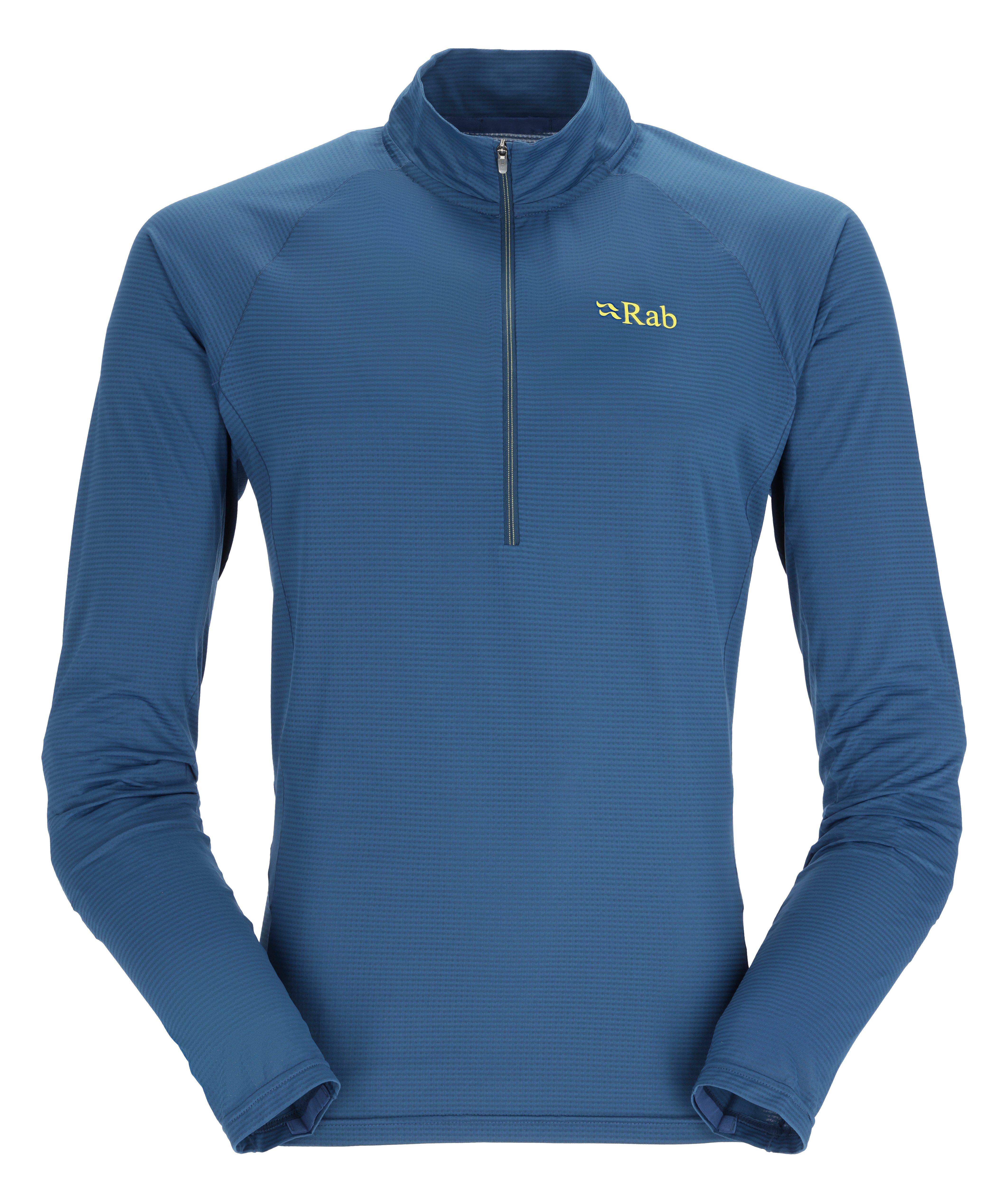 rab merino 120 long sleeve zip tee