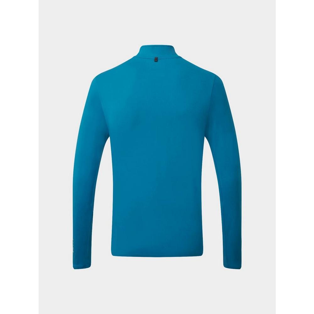 Ron Hill Men's Tech Thermal 1/2 Zip Tee - Blue/Willow