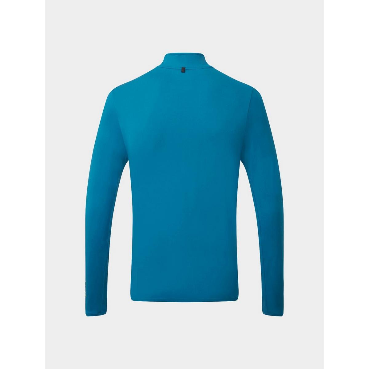 Ron Hill Men's Tech Thermal 1/2 Zip Tee - Blue/Willow