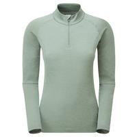  Women's Montane Dart Zip Neck - Pale Sage