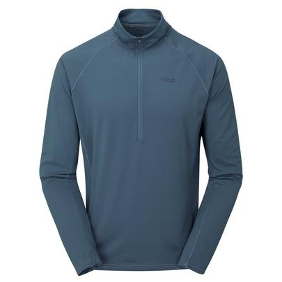 Rab Men's Sonic Long Sleeve Zip - Orion Blue