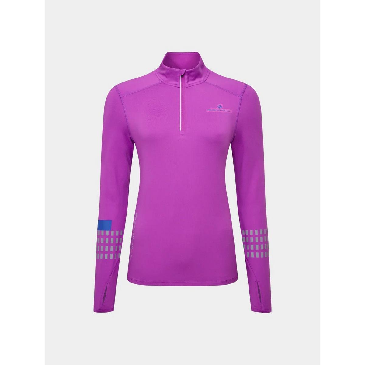 Ronhill Women's Tech Afterhours 1/2 Zip Tee - Pink