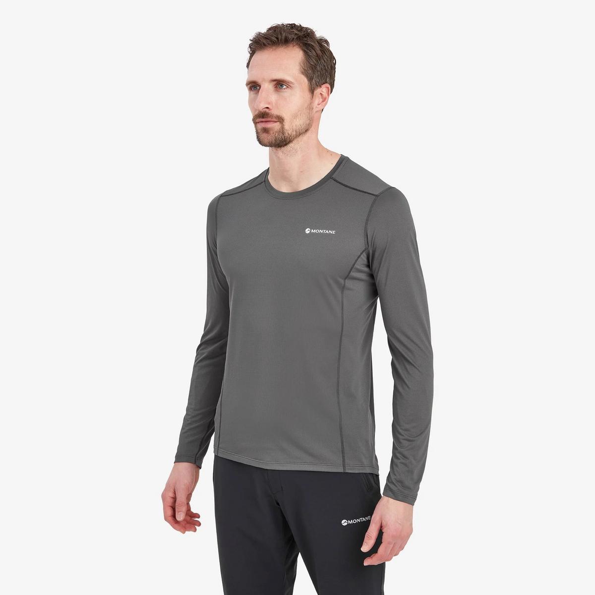 Montane Men's Dart Long Sleeve T-Shirt - Grey