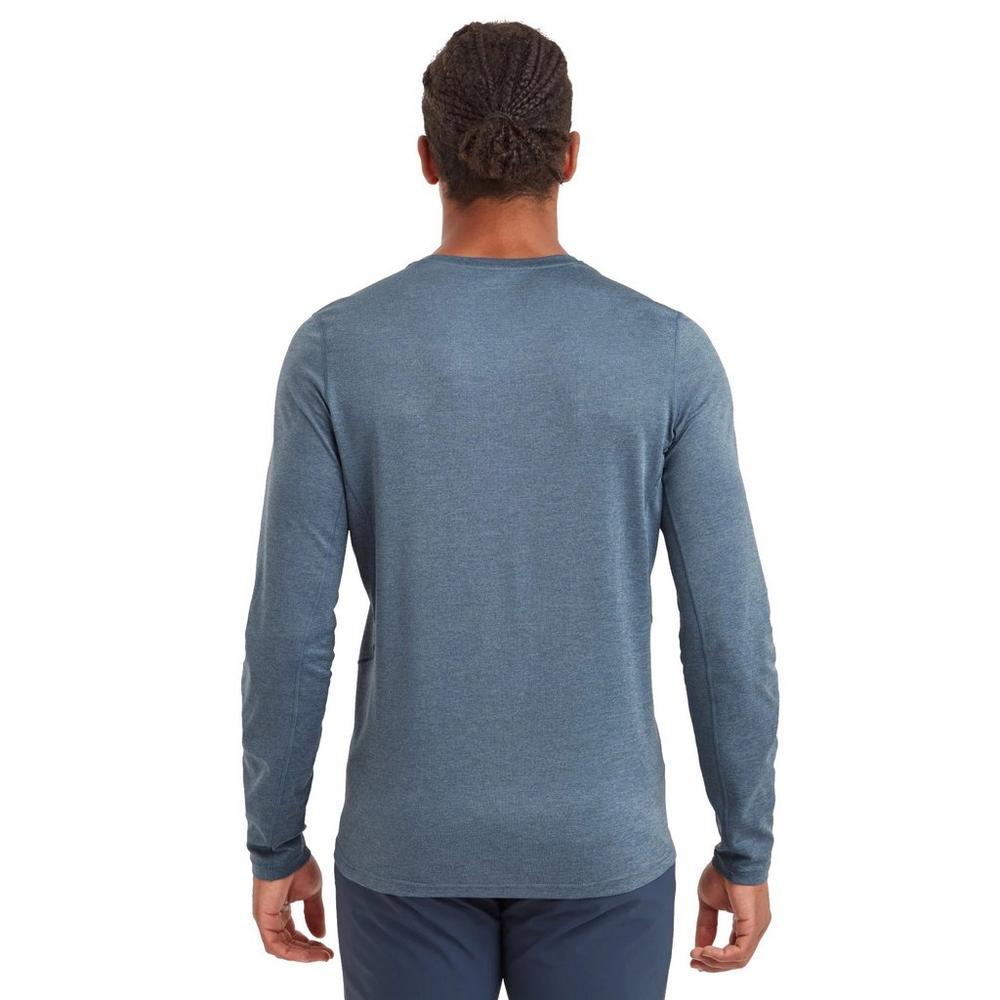 Montane Men's Dart Long-sleeve T-shirt - Stone Blue