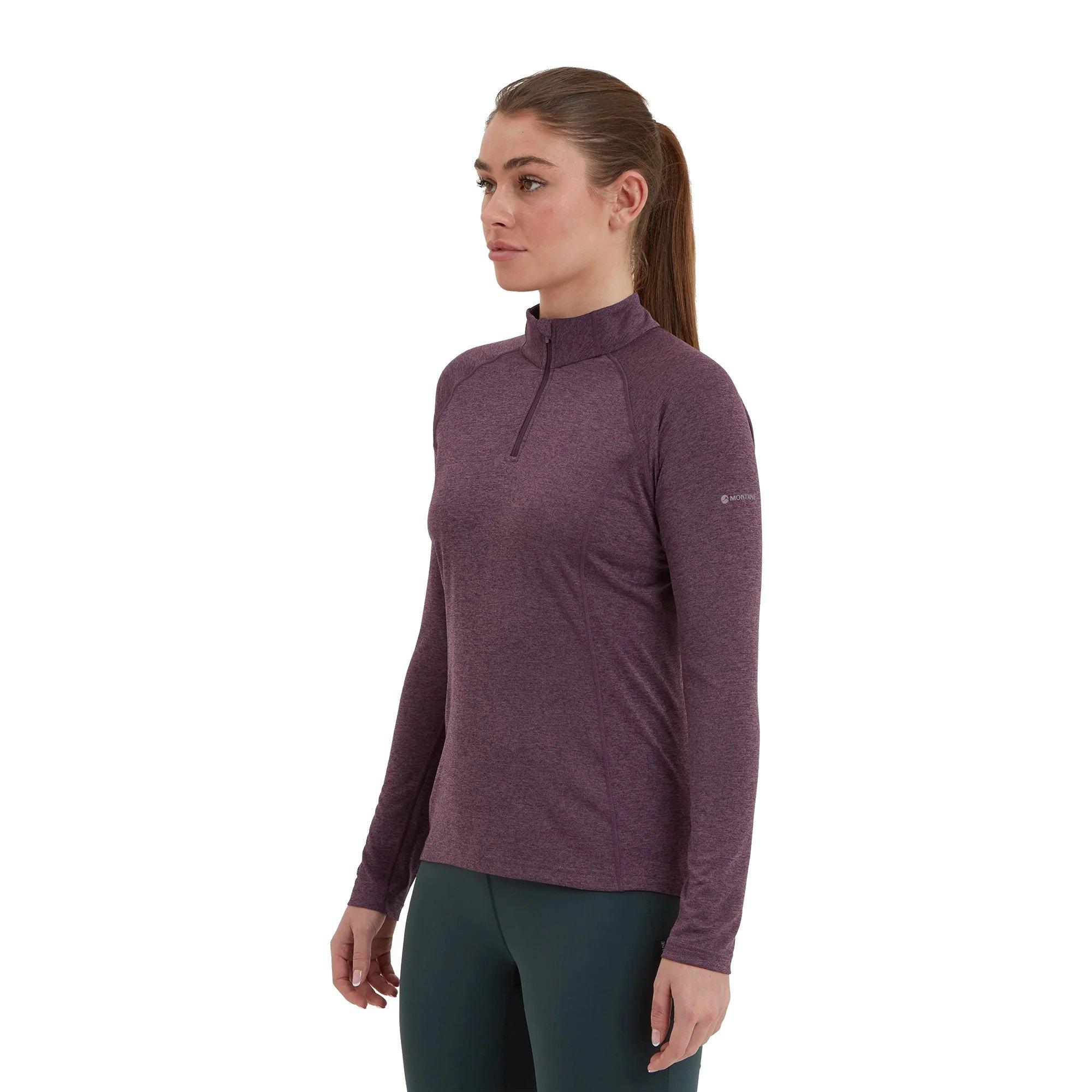 Montane Womenâ€™s Dart Zip Neck Long Sleeved Technical Top