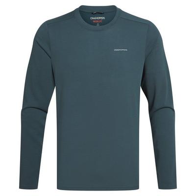 Craghoppers Men's NosiLife Abel Long-Sleeve T-Shirt - Blue