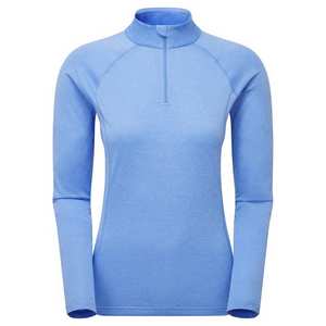 Women's Dart Zip Neck - Blue