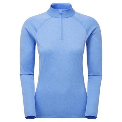 Montane Women's Dart Zip Neck - Blue