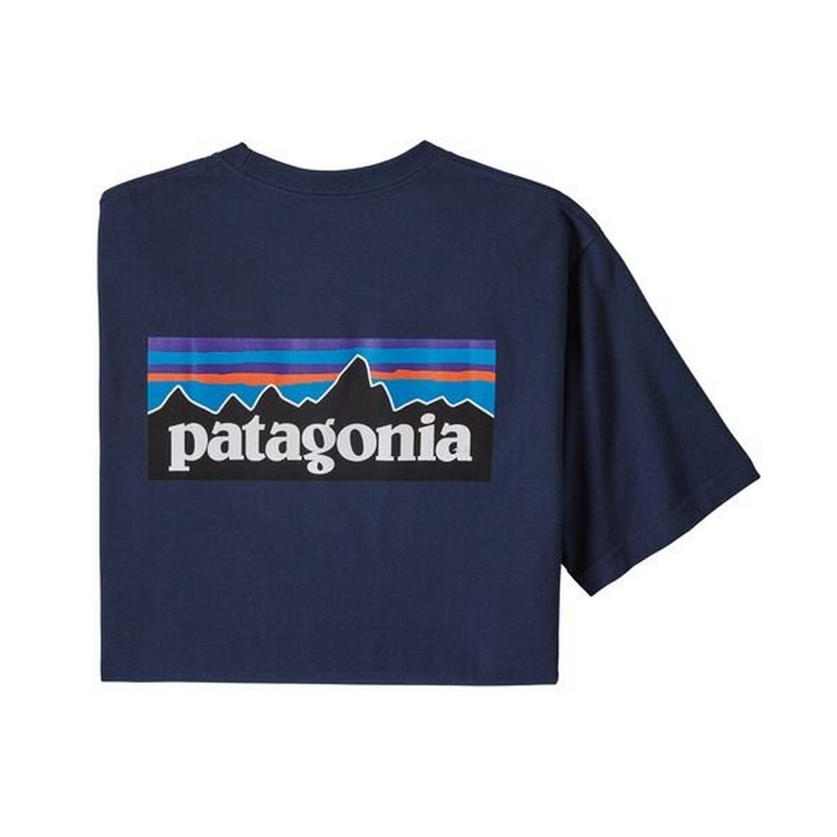 Patagonia Men's P-6 Logo Responsibili-Tee - Navy