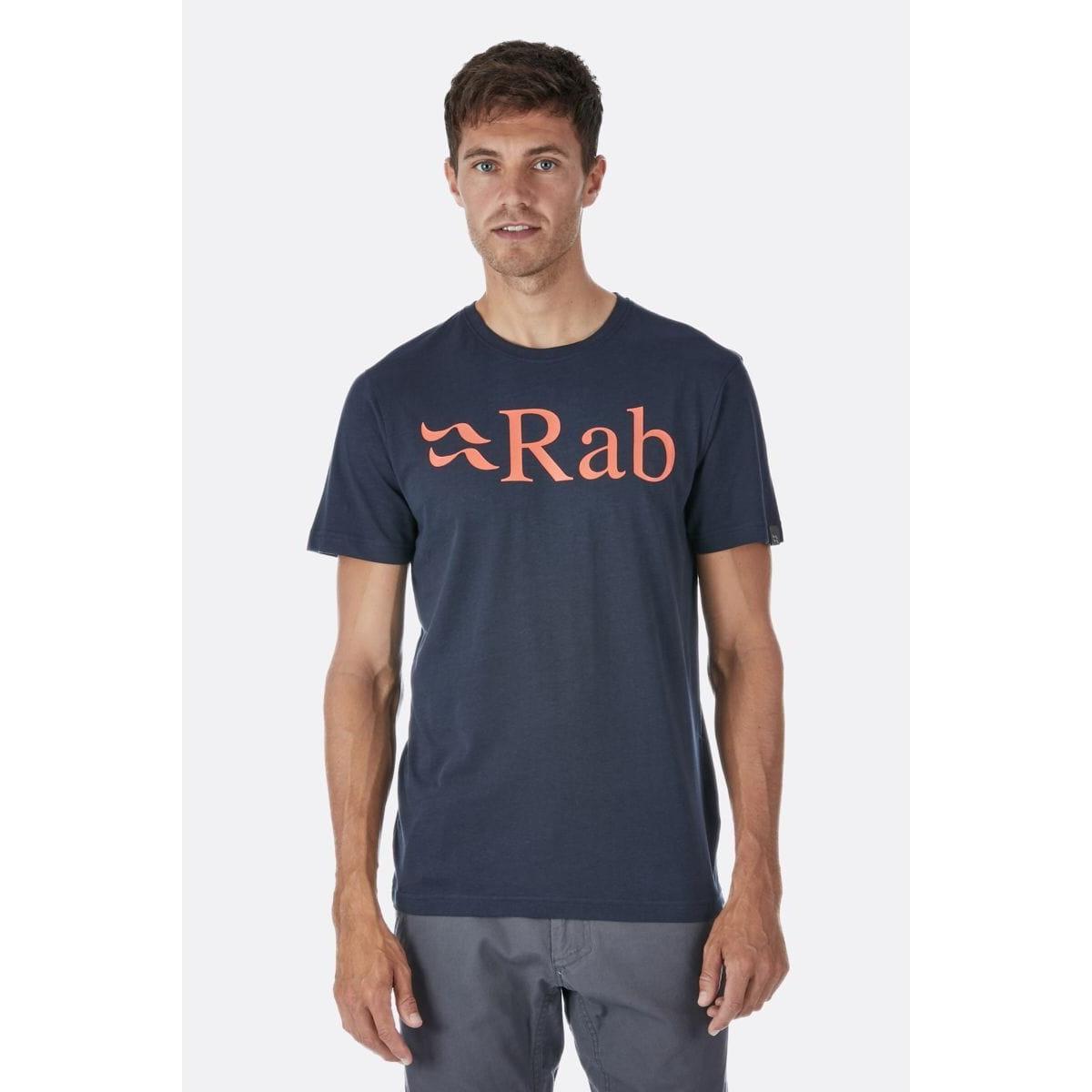 Rab Men's Rab Stance Logo SS Tee - Grey