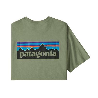 Patagonia Men's P-6 Logo Responsibili-Tee - Sedge Green