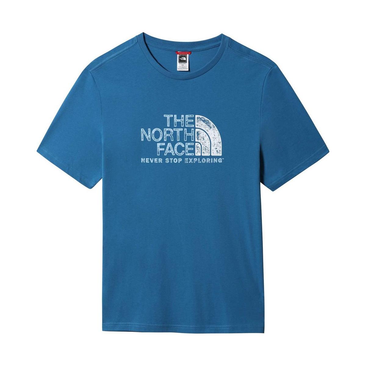 The North Face Men's Short Sleeve NSE Tee - Banff Blue