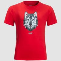  Kids Brand Wolf T-Shirt - Peak Red