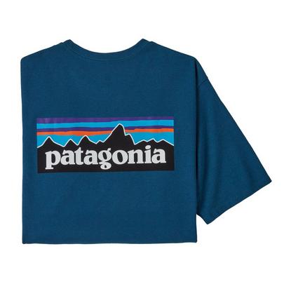 Patagonia Men's P6 Logo Responsibilitee - Wavy Blue