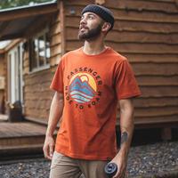  Men's Birch T-Shirt - Picante Orange