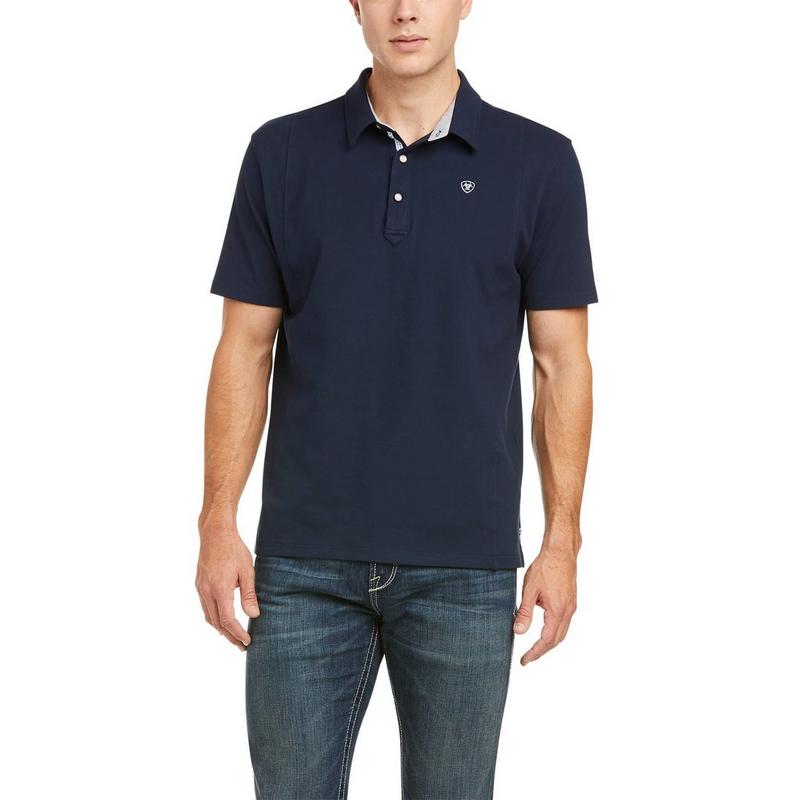 Men's Medal Polo - Navy