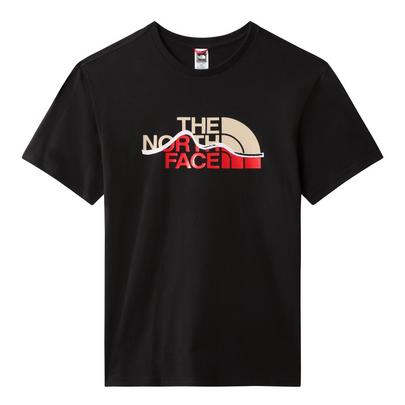 The North Face Men's Short Sleeve Mountain Line Tee - Black