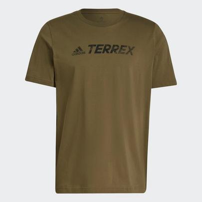 Adidas Terrex Men's Classic Logo T-Shirt - Focus Olive