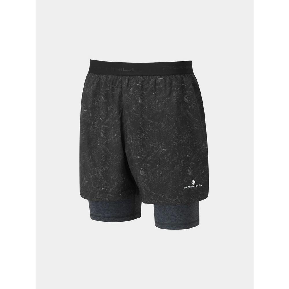 Men's Ronhill Life Twin Shorts, Running Shorts