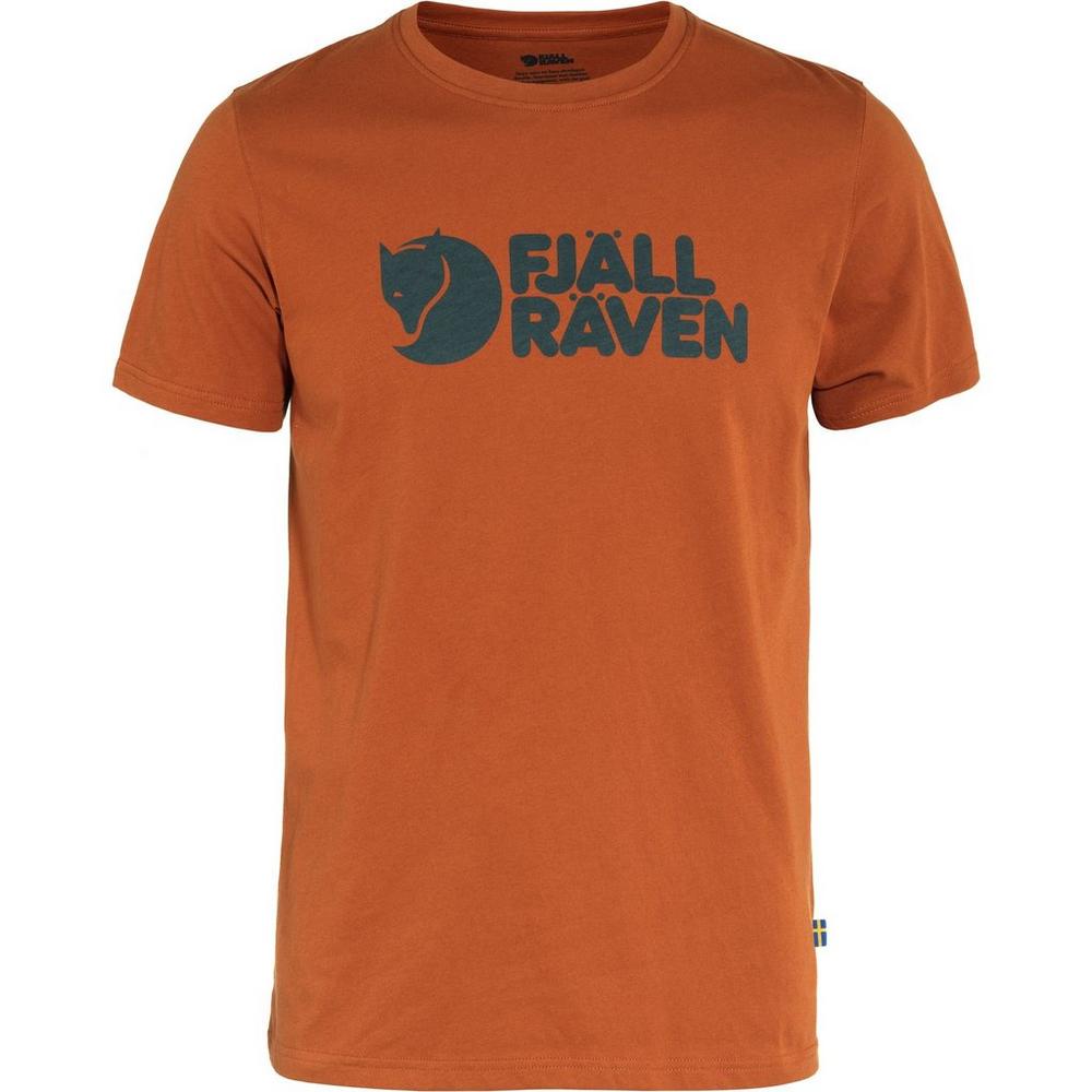Fjallraven Men's Fjallraven Logo T-Shirt Orange George Fisher