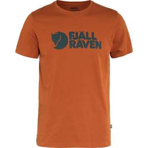 Men's Fjallraven Logo T-shirt - Terracotta Brown