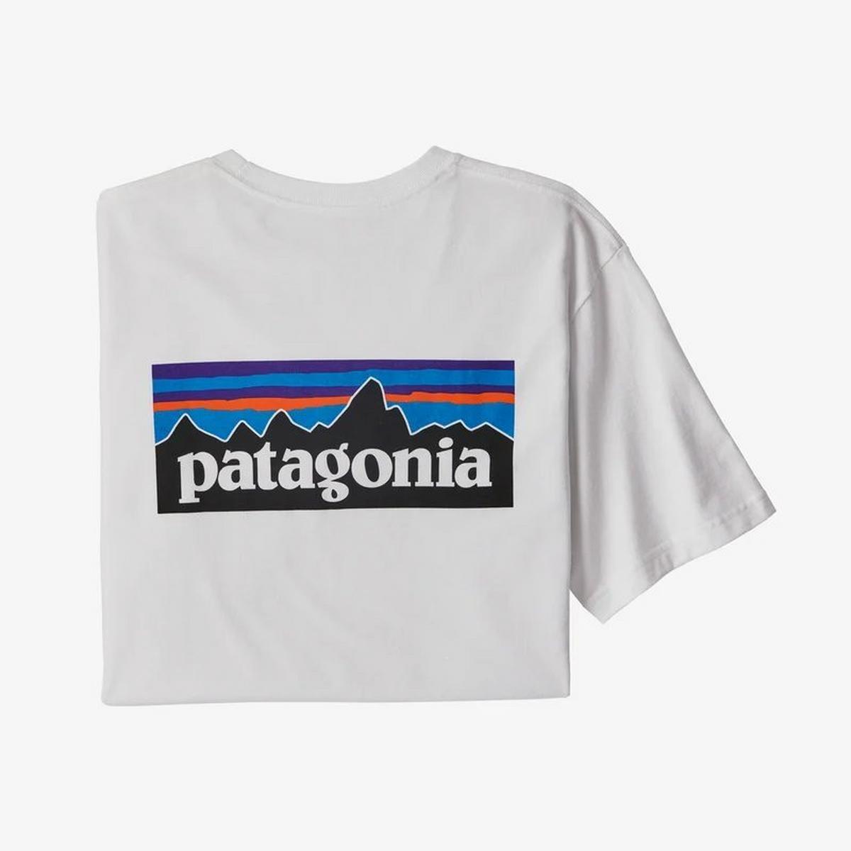 Patagonia Men's P6 Logo Responsibilitee - White