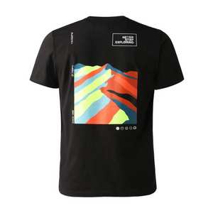 Men's Foundation Graphic T-Shirt - Black/Retro Orange