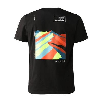 The North Face Men's Foundation Graphic T-Shirt - Black/Retro Orange