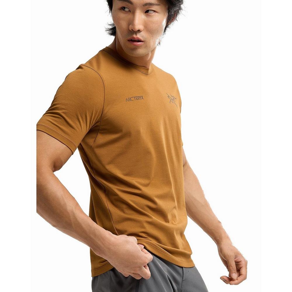 Arcteryx Men's Captive Split Short Sleeve T-Shirt - Brown