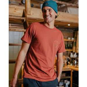 Men's Escapism Recycled Cotton T-Shirt - Red