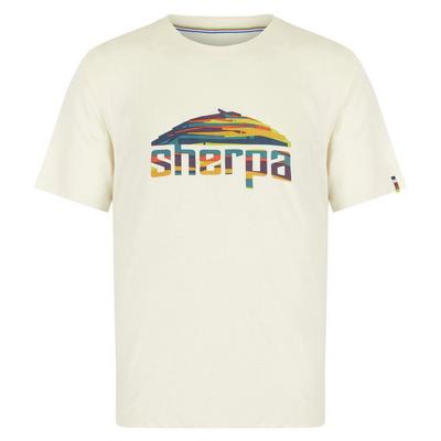 Sherpa Adventure Men's Sherpa Mountain T-Shirt - Cream