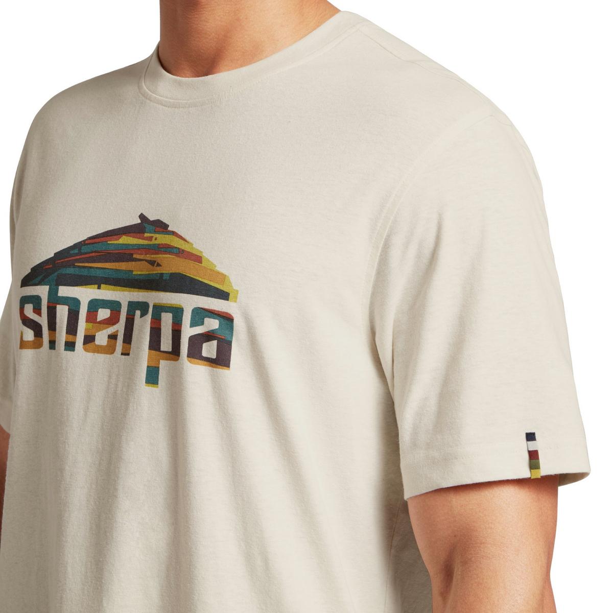 Sherpa Adventure Men's Sherpa Mountain T-Shirt - Cream